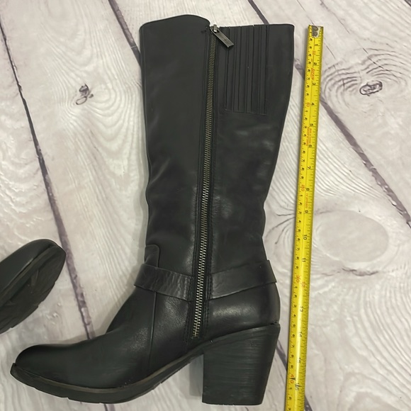 Bussola Matte Black Leather Riding Boots Size EU39=US9 - Picture 8 of 12